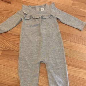 GAP baby girls cozy romper.